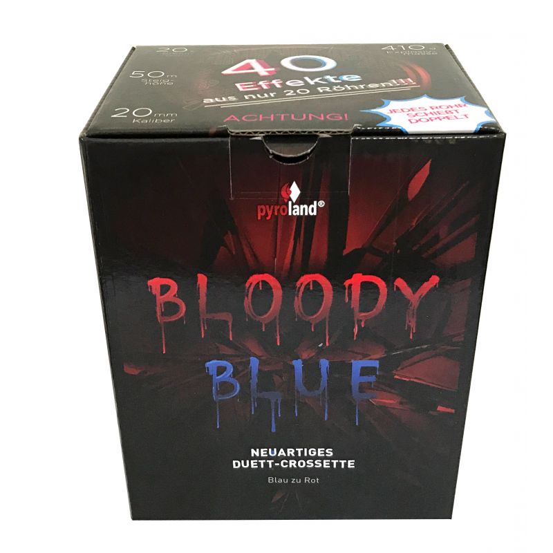 Bloody Blue 40-Schuss-Feuerwerk-Batterie kaufen