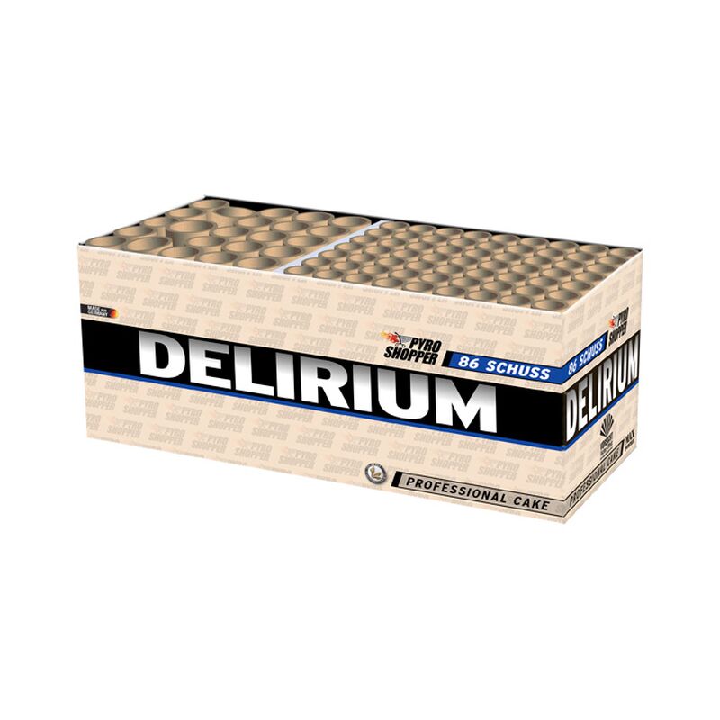 Delirium 86-Schuss-Feuerwerk-Batterie