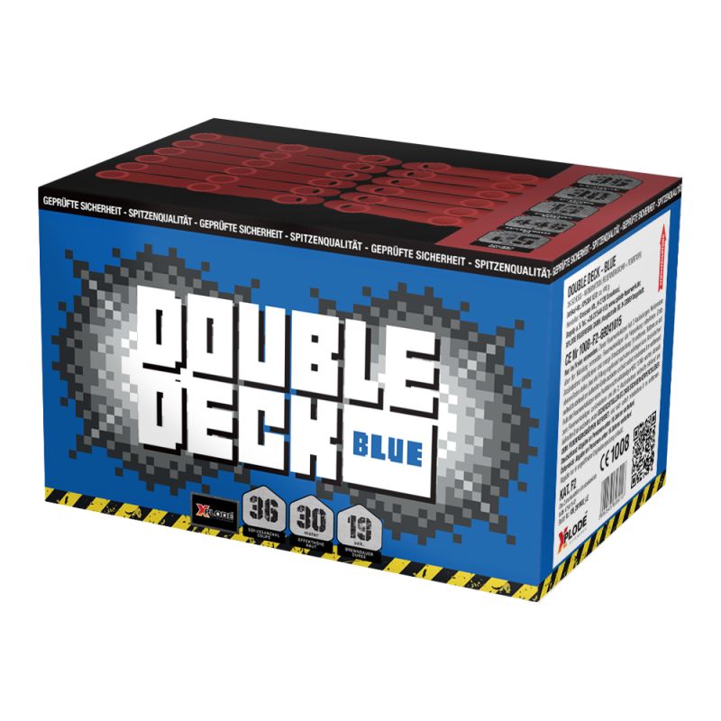 Double Deck Blue 36-Schuss-Feuerwerk-Batterie kaufen