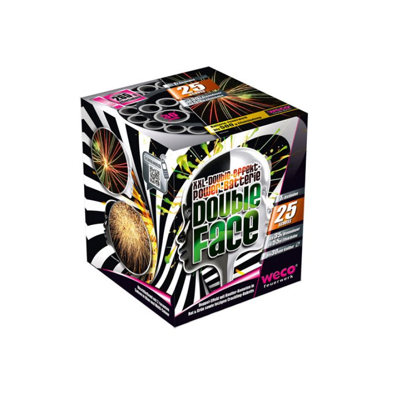 Double Face 25-Schuss-Feuerwerk-Batterie kaufen