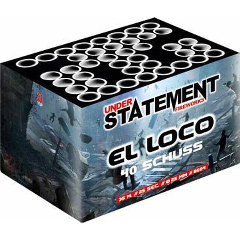 El Loco 40-Schuss-Feuerwerk-Batterie kaufen