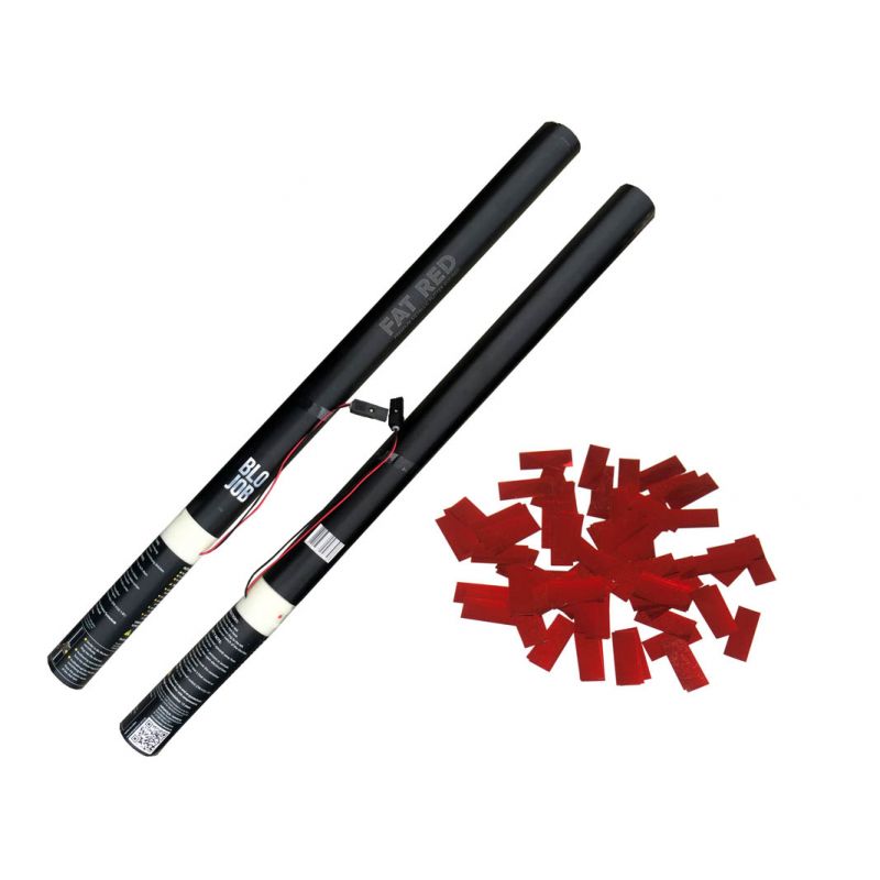 Fat Red 80cm elektrisch (Black Label) Metallicflitter dunkel-rot kaufen