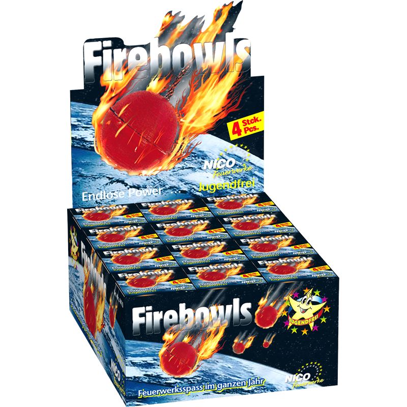 Firebowls - Knatterbälle Display kaufen