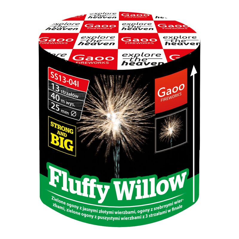 Fluffy Willow 13-Schuss-Feuerwerk-Batterie