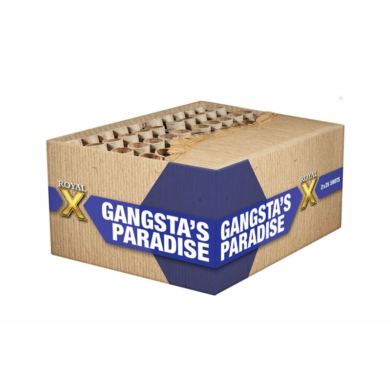 Gangsta's Paradise 50-Schuss-Feuerwerkverbund (Stahlkäfig) kaufen
