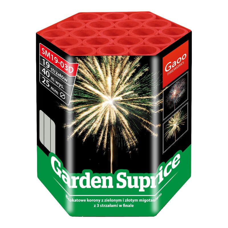 Garden Suprice 19-Schuss-Feuerwerk-Batterie