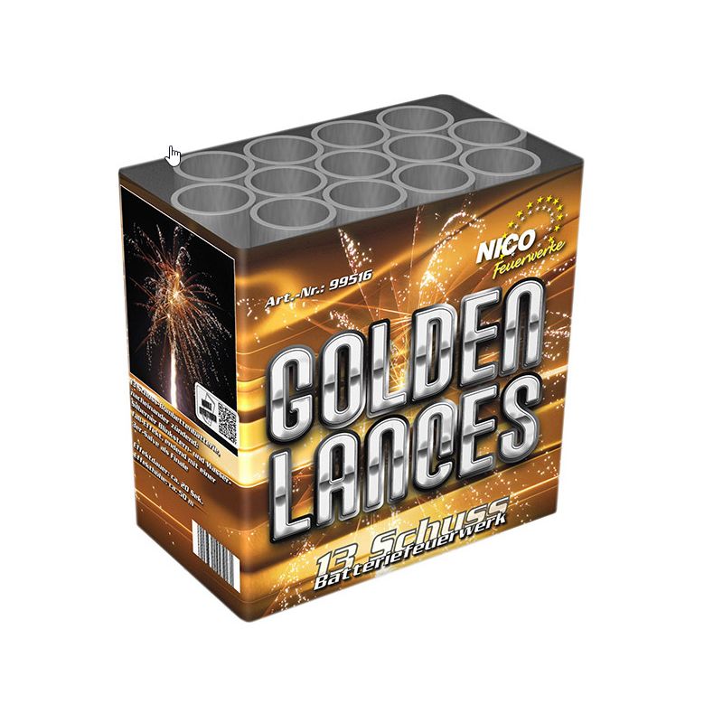 Golden Lances 13-Schuss-Feuerwerk-Batterie kaufen