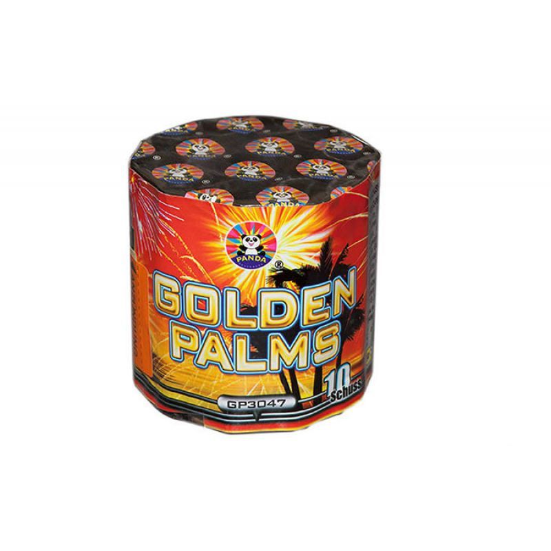 Golden Palms 10-Schuss-Feuerwerk-Batterie