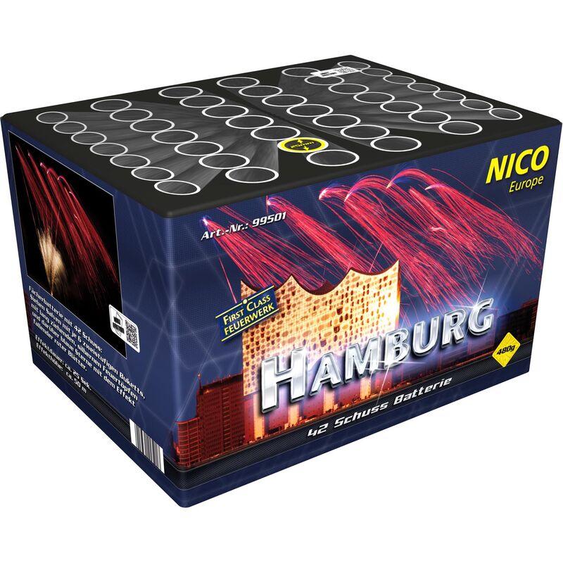 Hamburg 42-Schuss-Feuerwerk-Batterie kaufen