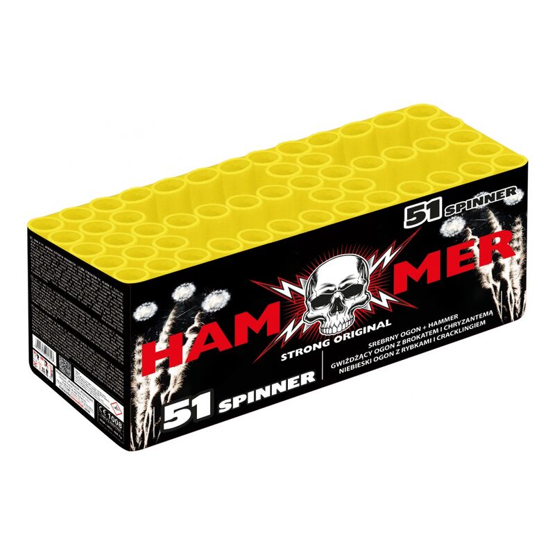 Hammer Spinner 51-Schuss-Feuerwerk-Batterie kaufen