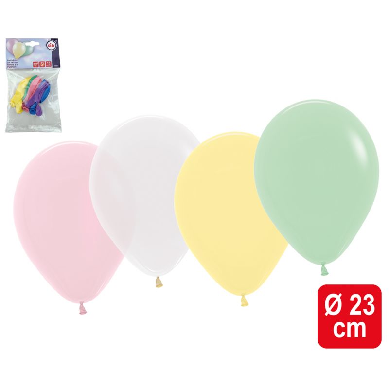 Luftballons Pastellfarben