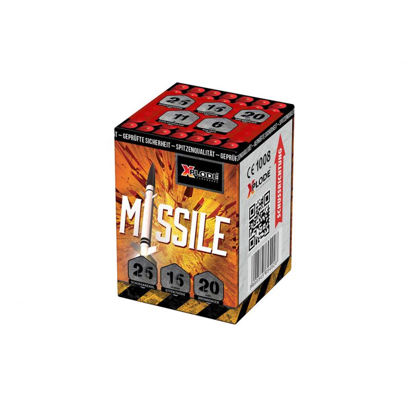 Missile 25-Schuss-Feuerwerk-Batterie kaufen