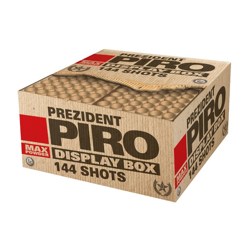 Prezident Piro 144-Schuss-Feuerwerkverbund (Stahlkäfig) kaufen