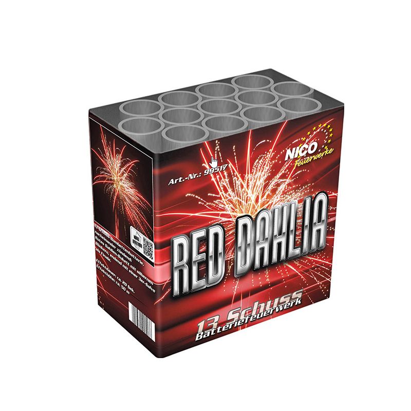 Red Dahlia 13-Schuss-Feuerwerk-Batterie kaufen