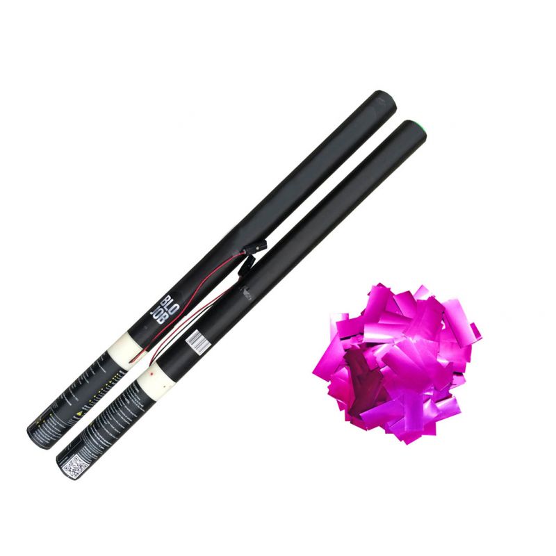 Shrink Pink 80cm elektrisch (Black Label) Metallicflitter pink kaufen