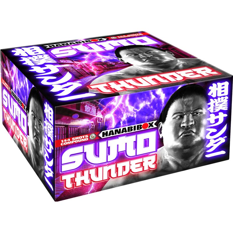 Sumo Thunder 144-Schuss-Feuerwerkverbund (Stahlkäfig) kaufen