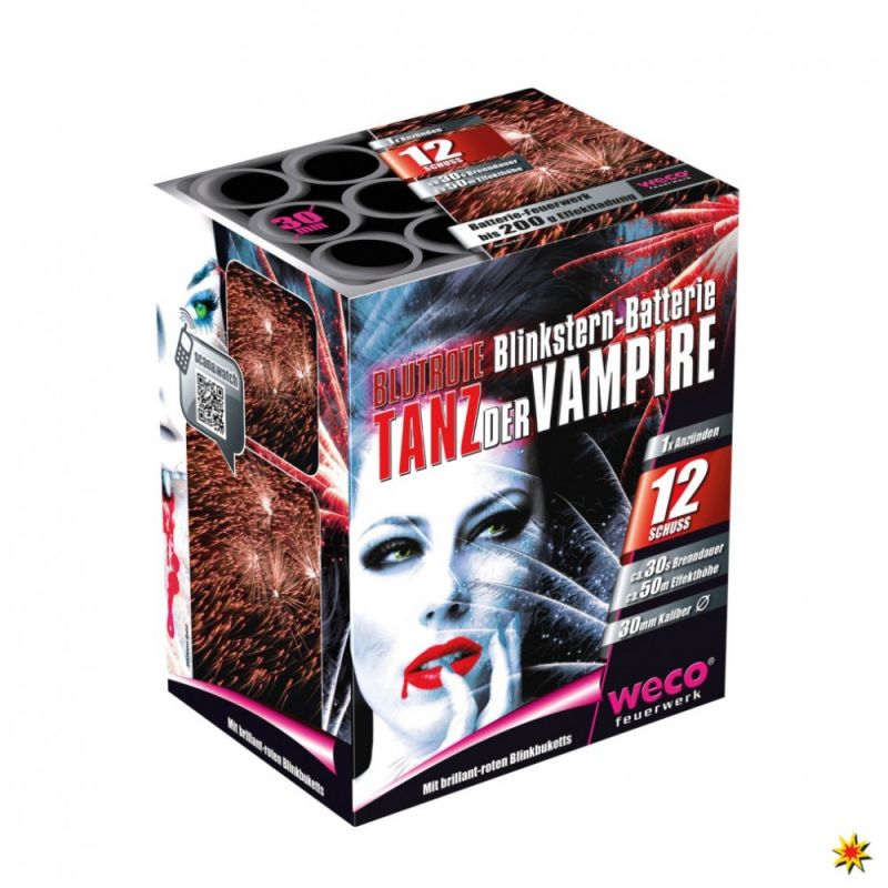 Tanz der Vampire (Tiger, Mad Max,Champion,Tyr) 12-Schuss-Feuerwerk-Batterie kaufen