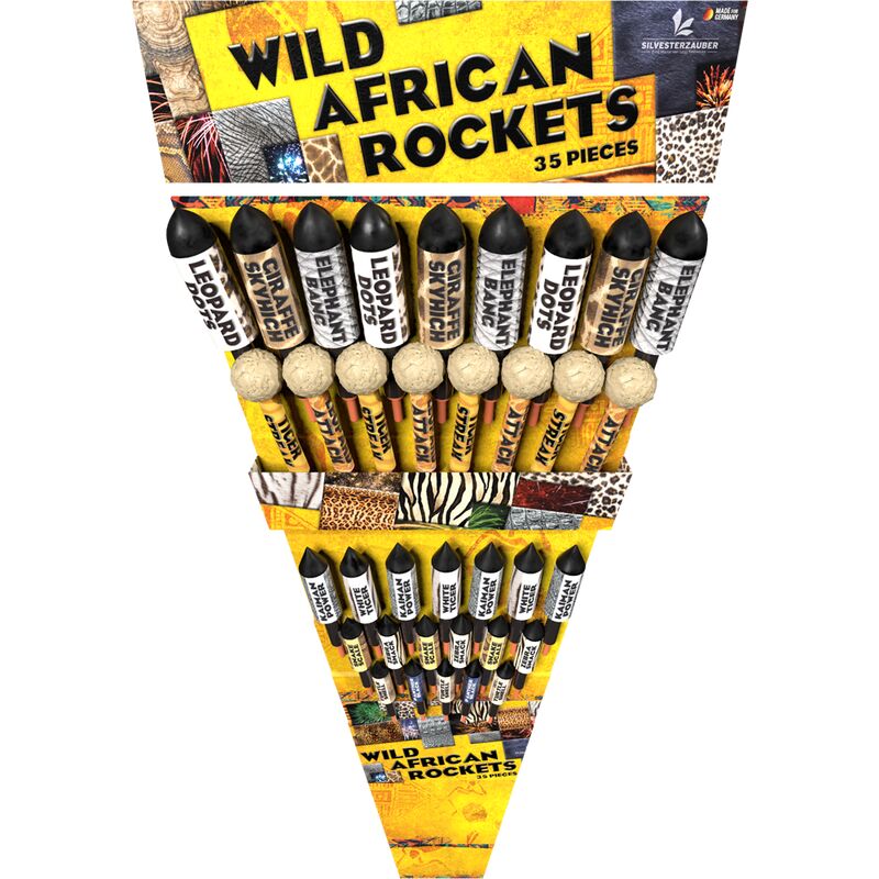 Wild African Rockets 35-teiliges Raketensortiment kaufen